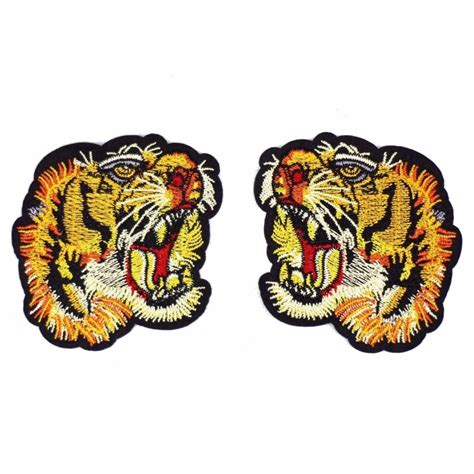 Gucci Tiger Head Iron on Patches for sale 